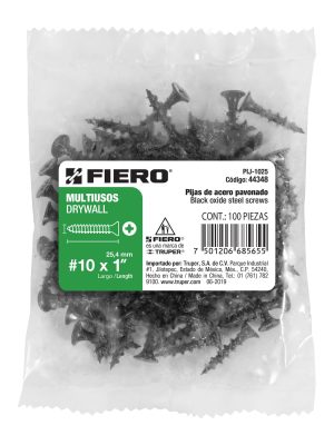 PIJ-1025E1.jpg 44348 - Bolsa con 100 pijas #10 x 1' multiusos, Fiero