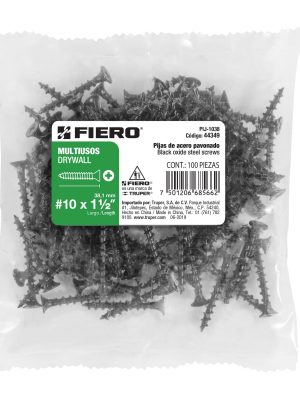 PIJ-1038E1.jpg 44349 - Bolsa con 100 pijas #10 x 1-1/2' multiusos, Fiero