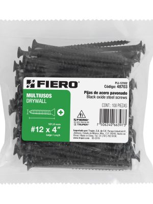 PIJ-12102E1.jpg 48703 - Bolsa con 100 pijas #12 x 4' multiusos, Fiero