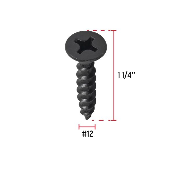 48696 - Bolsa con 100 pijas #12 x 1-1/4' multiusos, Fiero