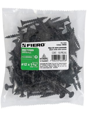 PIJ-1244E1.jpg 48698 - Bolsa con 100 pijas #12 x 1-3/4' multiusos, Fiero