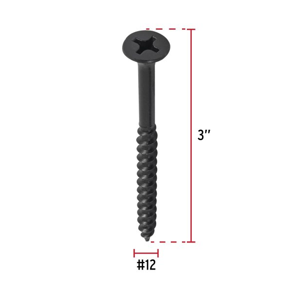 48701 - Bolsa con 100 pijas #12 x 3' multiusos, Fiero