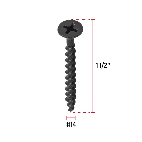 48704 - Bolsa con 100 pijas #14 x 1-1/2' multiusos, Fiero