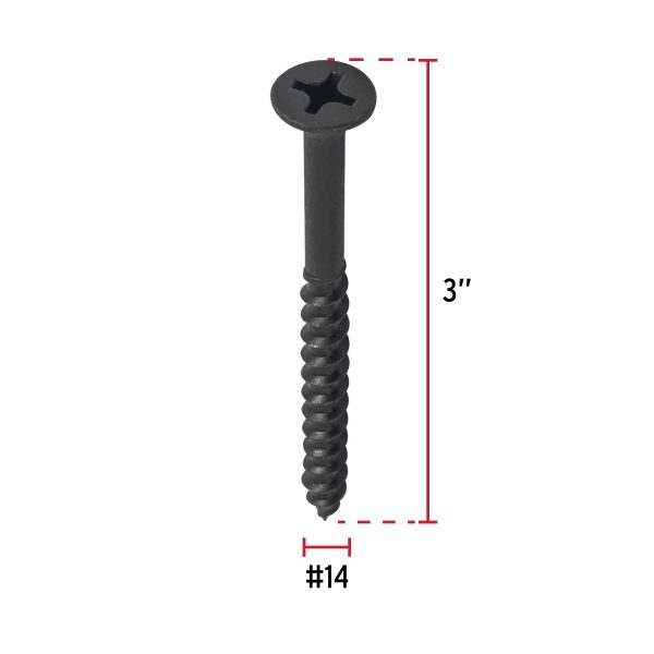 48707 - Bolsa con 100 pijas #14 x 3' multiusos, Fiero