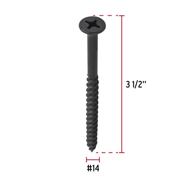 48708 - Bolsa con 100 pijas #14 x 3-1/2' multiusos, Fiero