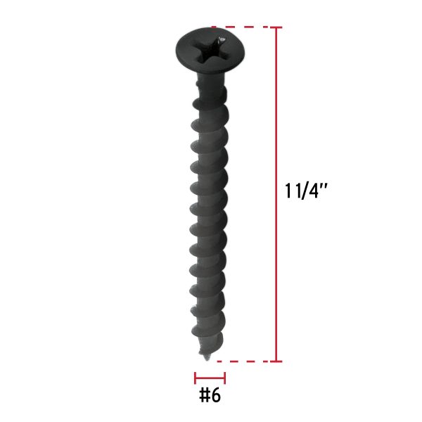 44338 - Bolsa con 100 pijas #6 x 1-1/4' multiusos, Fiero