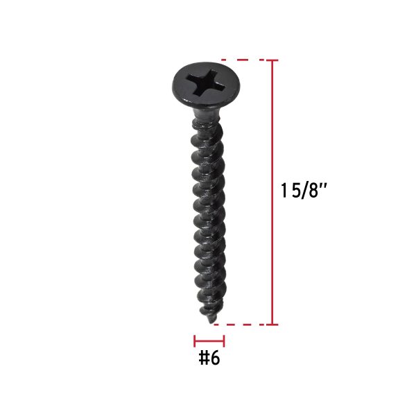 48689 - Bolsa con 100 pijas #6 x 1-5/8' multiusos, Fiero