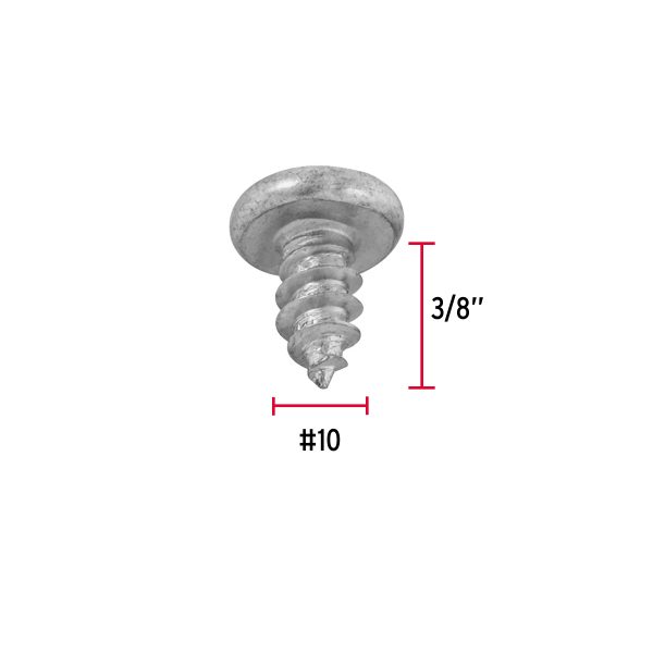 48726 - Bolsa con 150 pijas para lámina, #10 x 3/8', Fiero