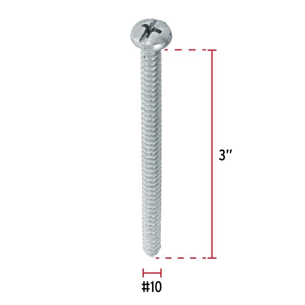48728 - Bolsa con 150 pijas para lámina, #10 x 3', Fiero