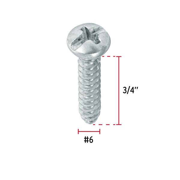48720 - Bolsa con 200 pijas para lámina, #6 x 3/4', Fiero