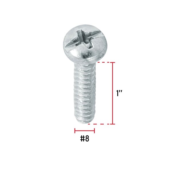 44415 - Bolsa con 200 pijas para lámina, #8 x 1', Fiero