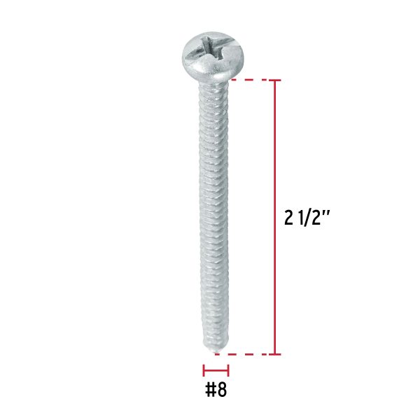 44419 - Bolsa con 200 pijas para lámina, #8 x 2-1/2', Fiero