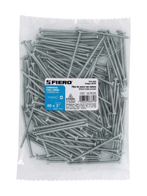 48725 - Bolsa con 150 pijas para lámina, #8 x 3', Fiero