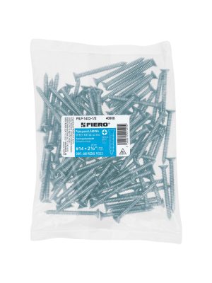 40908 - Bolsa 100 pijas para lámina cabeza plana #14 x 2-1/2', FIERO