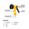 22765 - Pistola para riego de 5 funciones plástica, Pretul