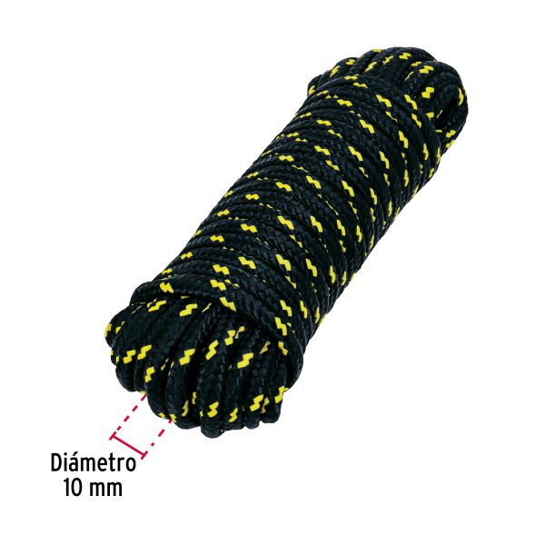 47811 - Piola de polipropileno trenzada de 10mm x 15m en madeja