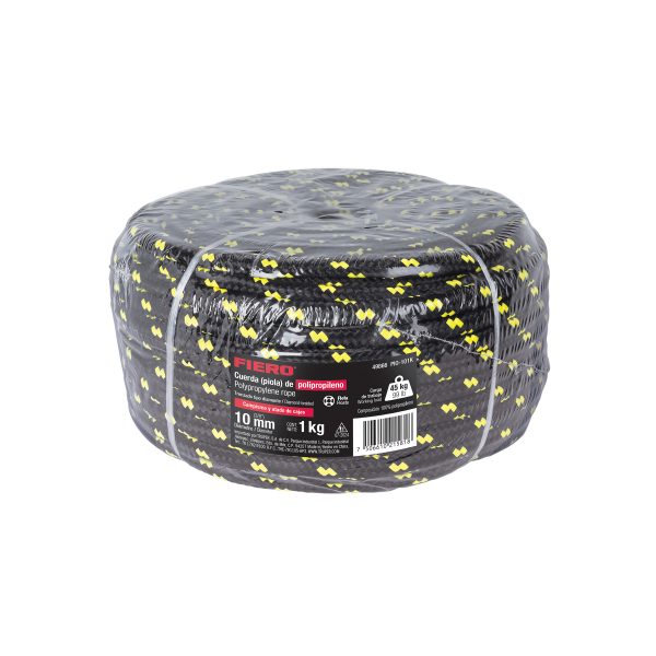 49866 - Piola de Polipropileno trenzada, multicolor, 10mm, 1 Kg