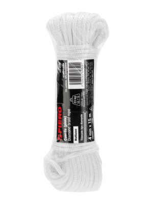 PIO-415PE1.jpg 48392 - Piola de poliéster diamante de 4mmx15m blanca, madeja, FIERO