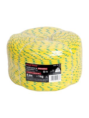 47863 - Piola de Polipropileno trenzada, multicolor, 4mm, 1 Kg