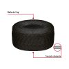 45578 - Piola de nylon paracord de 4mm, rollo, negro, 1kg, Fiero