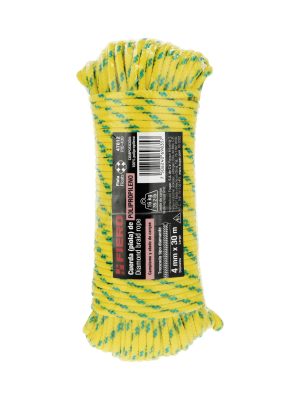 47812 - Piola de polipropileno trenzada de 4mm x 30m en madeja