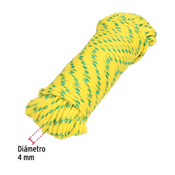 47812 - Piola de polipropileno trenzada de 4mm x 30m en madeja