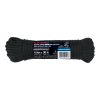 49704 - Piola de nylon paracord de 4mm x 30m negro, madeja, FIERO