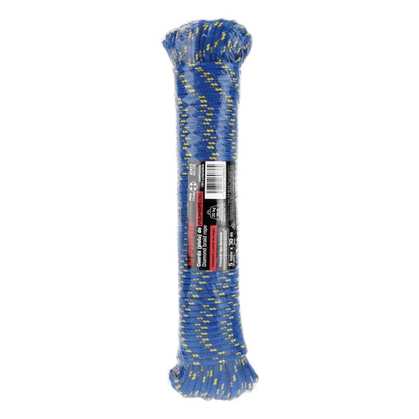 47813 - Piola de polipropileno trenzada de 5mm x 30m en madeja