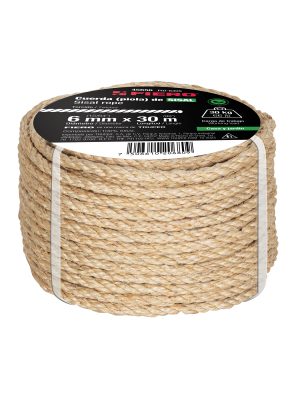 PIO-630SE1.jpg 45656 - Piola de Sisal de 6 mm x 30 m natural, Fiero