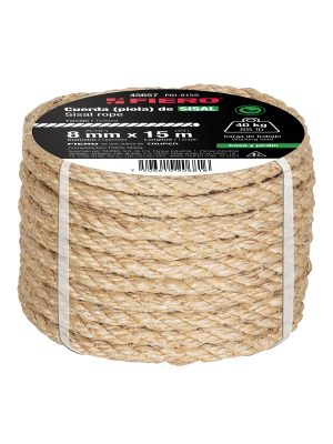 PIO-815SE1.jpg 45657 - Piola de Sisal de 8 mm x 15 m natural, Fiero