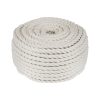 45838 - Piola de algodón de 8 mm, rollo, natural, 1 kg, FIERO