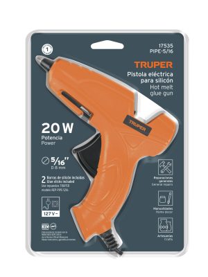 PIPE-5-16E1.jpg 17535 - Pistola eléctrica para silicón de 5/16', Truper