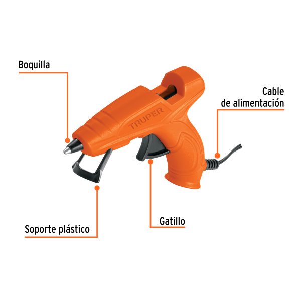 17535 - Pistola eléctrica para silicón de 5/16', Truper