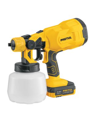 PIPI-20P.jpg 29010 - Pistola para pintar, 20V, 1 batería 2Ah, PRETUL