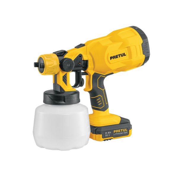 29010 - Pistola para pintar, 20V, 1 batería 2Ah, PRETUL