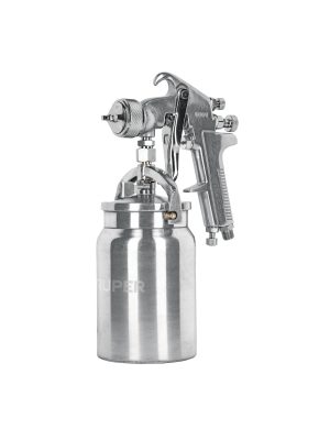 14085 - Pistola p/pintar succión HVHP vaso alum, 1.8mm, 3 vál Truper