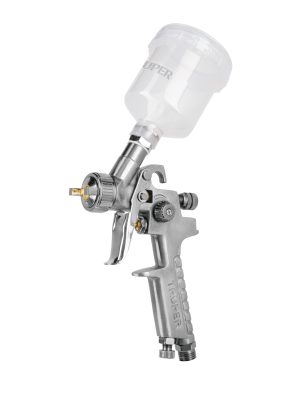 PIPI-410.jpg 11097 - Pistola p/retoque gravedad HVLP vaso plástico, 1 mm, Truper