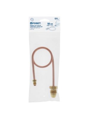 PIPO-50E1.jpg 49964 - Pigtail con tuerca izquierda, punta pol, 50 cm, Foset