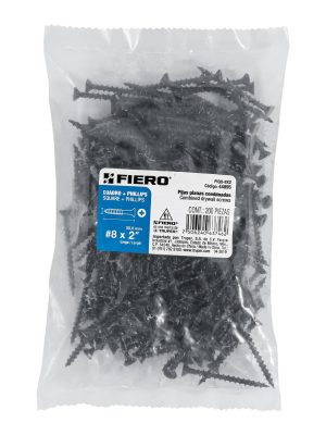 44895 - Bolsa con 200 pijas #8 x 2' combinadas (cuadro + Phillips)