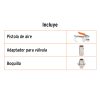 19023 - Pistola metálica para sopletear, cuerda 1/4' NPT, TRUPER