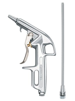 10647 - Pistola de aluminio para sopletear, 2 boquillas, TRUPER