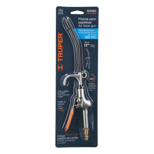 101080 - Pistola metálica para sopletear con gancho, TRUPER