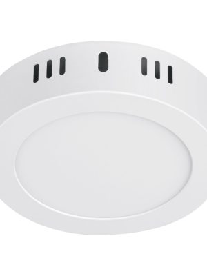 46711 - Luminario LED tipo plafón 6 W, redondo, luz de día, blanco