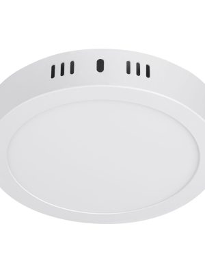 46713 - Luminario LED tipo plafón 12 W, redondo, luz de día, blanco