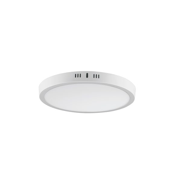 46717 - Luminario LED tipo plafón 24 W, redondo, luz de día, blanco