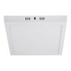 47444 - Luminario LED tipo plafón 18 W, cuadrado, luz de día, blanco