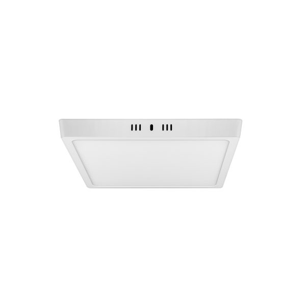 47445 - Luminario LED tipo plafón 24 W, cuadrado, luz de día, blanco