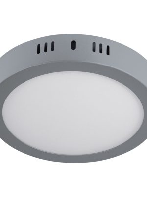 PLA-215L.jpg 47347 - Luminario LED tipo plafón 12 W, redondo, luz de día, gris