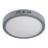 47348 - Luminario LED tipo plafón 18 W, redondo, luz de día, gris