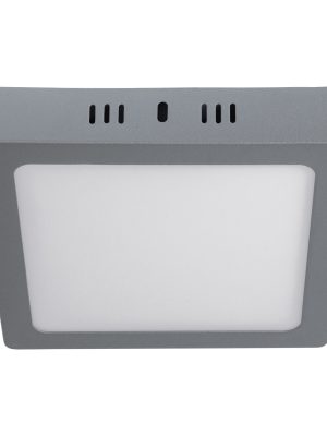 PLA-219L.jpg 47447 - Luminario LED tipo plafón 12 W, cuadrado, luz de día, gris